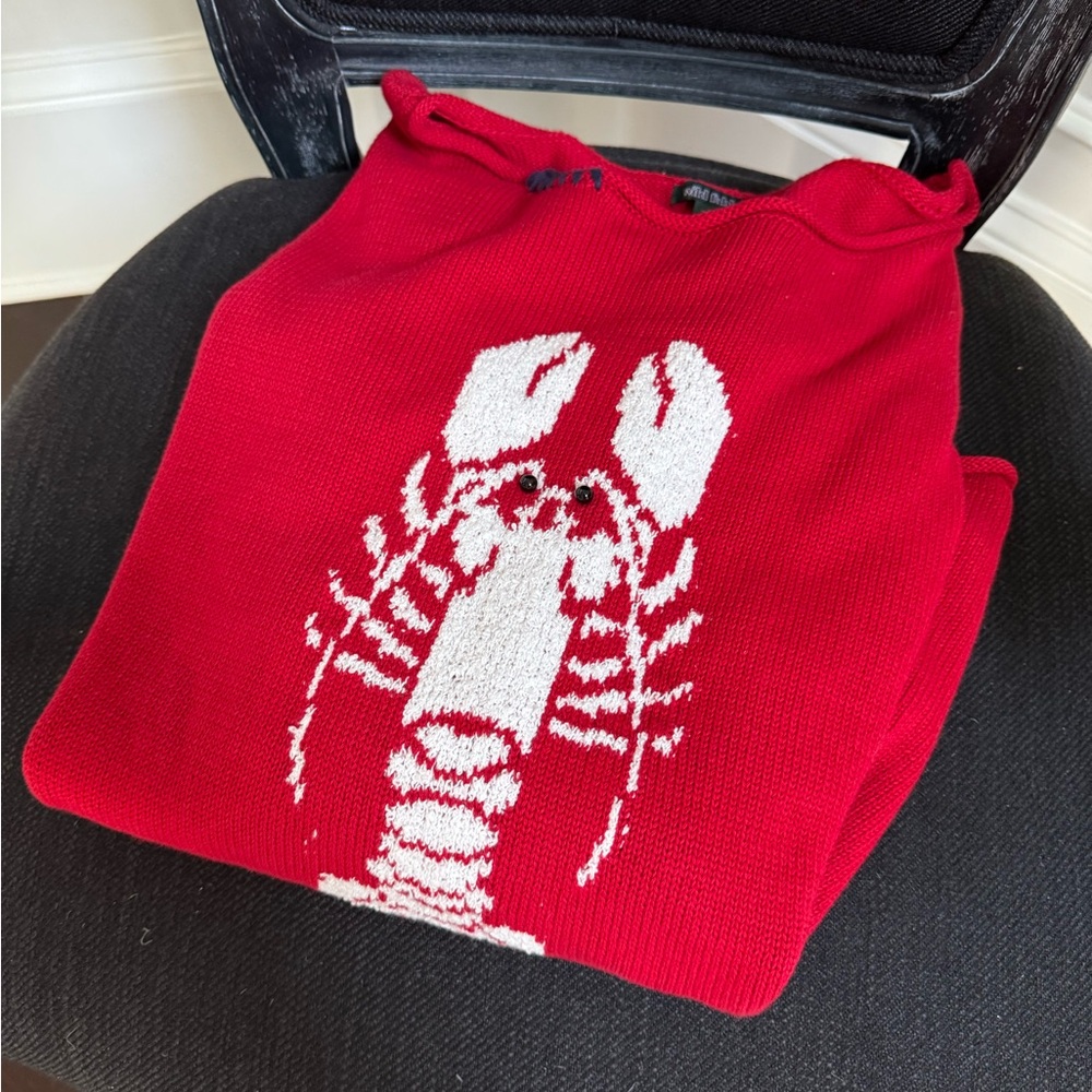 Wild Fable - Women's Wide Crewneck Americana Pullover Sweater - Red